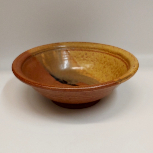 #221165 Bowl Rust/Tan/Blk $18 at Hunter Wolff Gallery